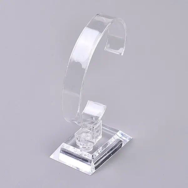 Transparent Plastic Wrist Watch Display Holder