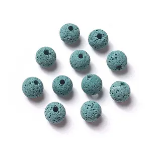 Unwaxed Natural Lava Rock Beads