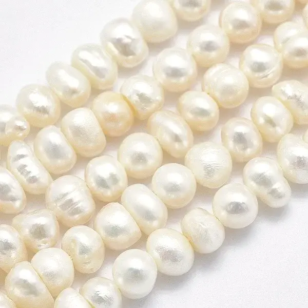 Natural Cultured Freshwater Pearl Beads Strands