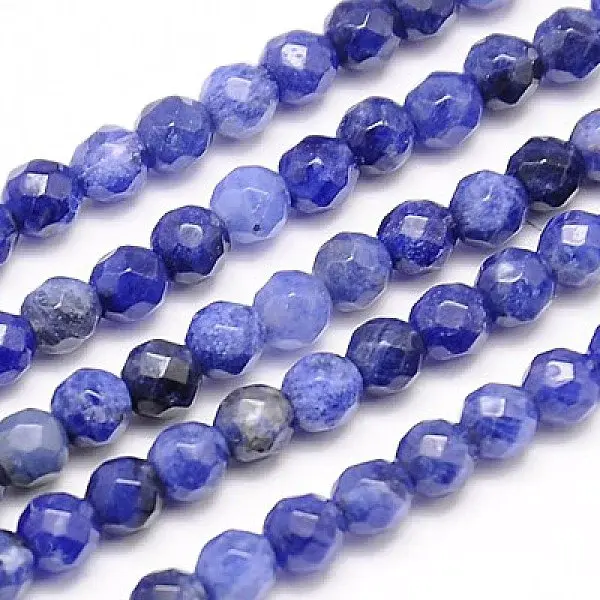 Natural Sodalite Beads Strands