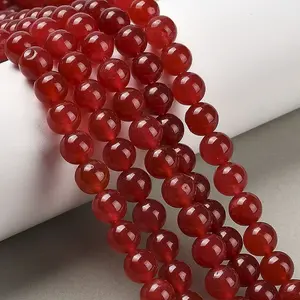 Natural White Jade Bead Strands