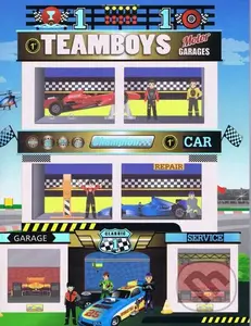 Teamboys - Motor Garages - kniha z kategorie Samolepky