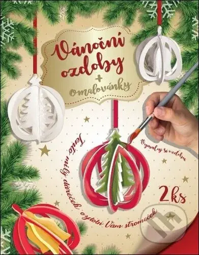 3D Omalovánky Stromek a zvonek (Vánoční ozdoby a Omalovánky) - kniha z kategorie Omalovánky