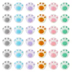 60Pcs 6 Colors Opaque Acrylic Beads