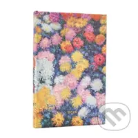 Paperblanks - týždenný diár Monet’s Chrysanthemums 2026