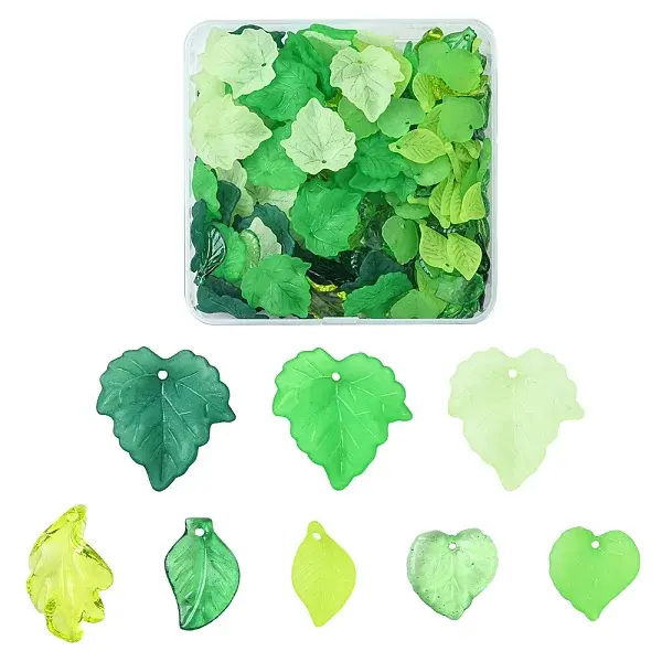 76G 8 Style Transparent Acrylic Pendants