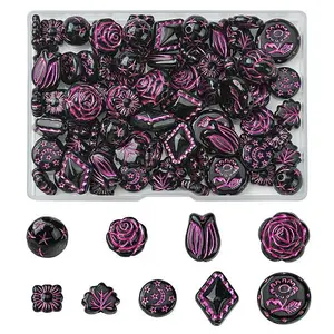 9 Style Opaque Acrylic Beads
