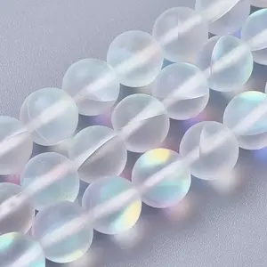 Synthetic Moonstone Beads Strands