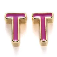 Rack Plating Alloy Enamel Beads