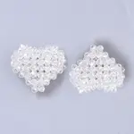 Plating Acrylic Woven Beads