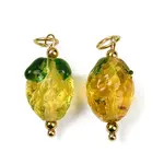 304 Stainless Steel with Handmade Lampwork Pendants