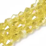 Electroplate Glass Beads Strands