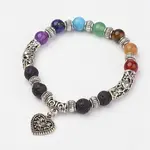 Gemstone Beaded Stretch Bracelets