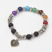 Gemstone Beaded Stretch Bracelets