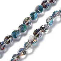 Electroplate Glass Beads Strands