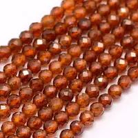 Natural Garnet Beads Strands