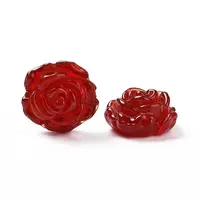 Handmade Lampwork Flower Beads