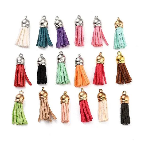 (Defective Closeout Sale: Oxidized)Faux Suede Tassel Pendant Decorations