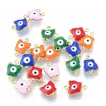 304 Stainless Steel Enamel Connector Charms
