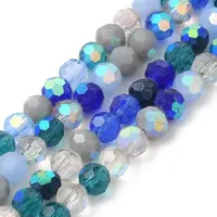 Electroplate Glass Beads Strands