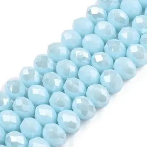 Electroplate Glass Beads Strands