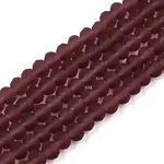 Transparent Glass Beads Strands