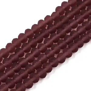 Transparent Glass Beads Strands