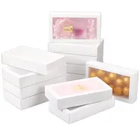 Cardboard Drawer Gift Storage Boxes with Clear Cover