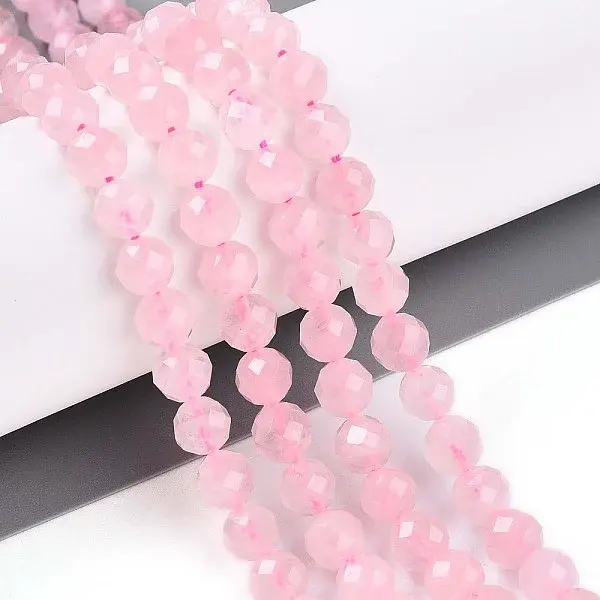 Natural Rose Quartz Beads Strands