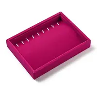 Velvet Necklace Display Storage Boxes