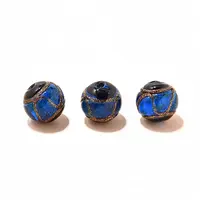 Handmade Gold Foil Lampworks Beads