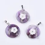 Natural Amethyst Pendants