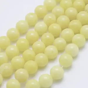 Natural Mashan Jade Round Beads Strands