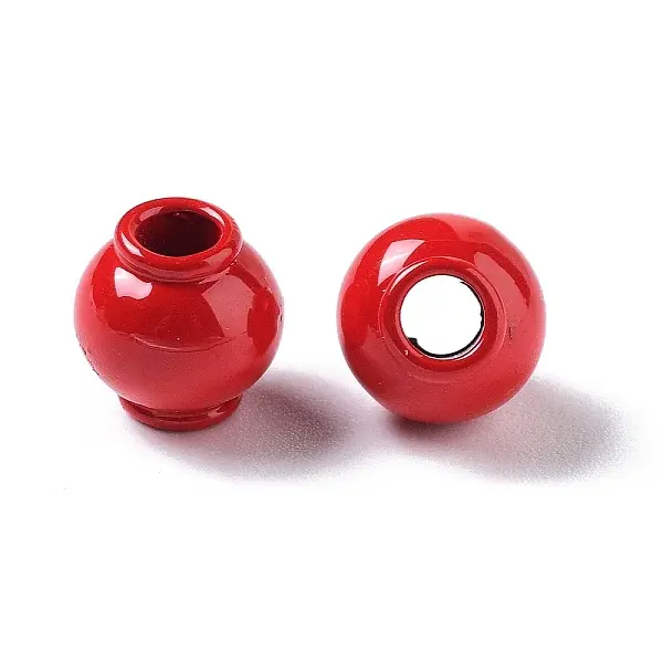 Spray Painted Alloy Bead