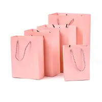 10Pcs 5 Sizes Kraft Paper Gift Shopping Bags Set