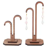 2 Sets 2 Styles Wood Jewelry Display Stand