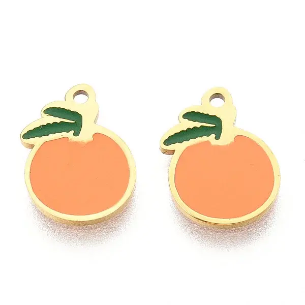 304 Stainless Steel Enamel Charms