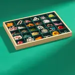 Velvet & Bamboo Jewelry Display Trays