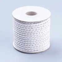 Round Braided Cowhide Cords