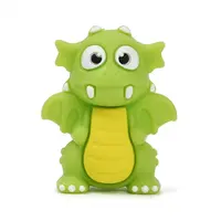 Dinosaur Food Grade Silicone Focal Beads