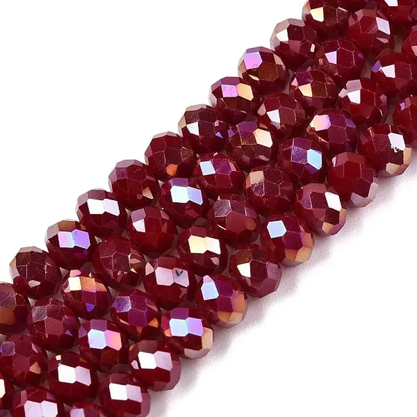 Electroplate Glass Beads Strands