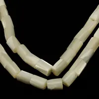 Natural White Shell Beads Strands