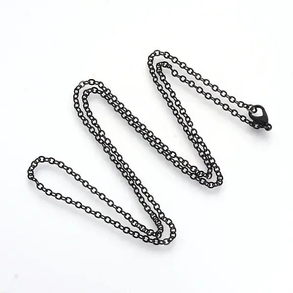 Electrophoresis Brass Cable Chains Necklaces