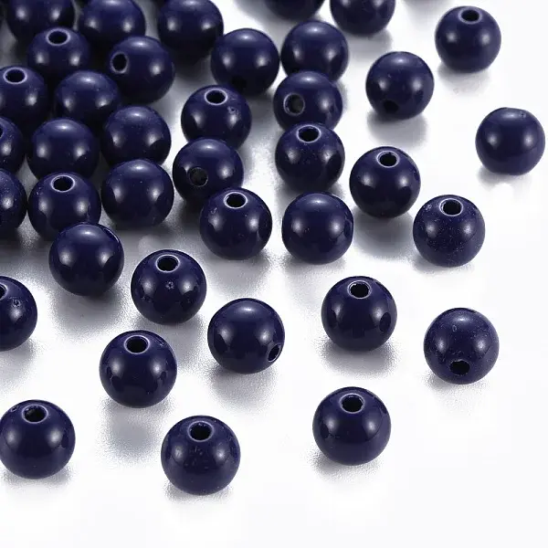 Opaque Acrylic Beads