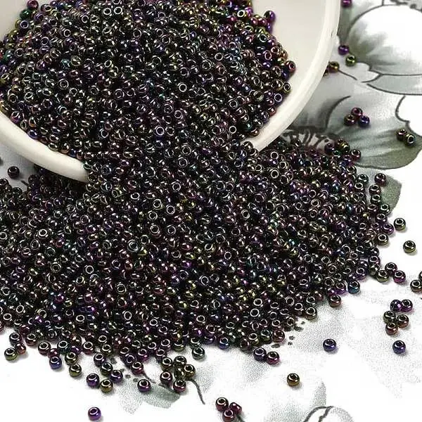 12/0 Grade A Round Glass Seed Beads