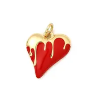 Brass Enamel Pendants