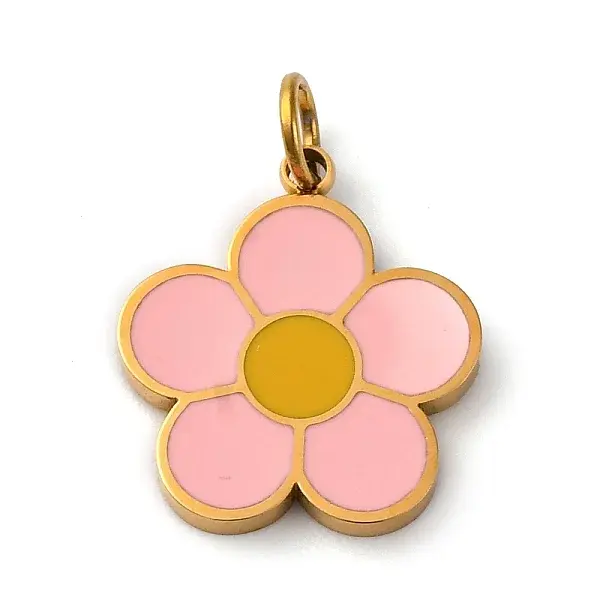 316 Surgical Stainless Steel Enamel Pendants