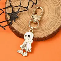 Halloween Skeleton Alloy Enamel Pendant Decoration