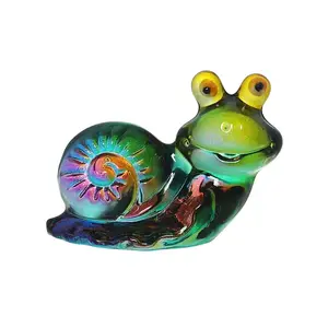 Glass 3D Snail Figurines