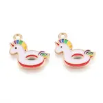 Beach Theme Alloy Enamel Pendants